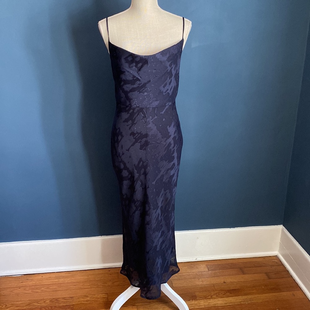 BHLDN Hutch NWOT Size 6 Kinsey Midi Dress in Navy